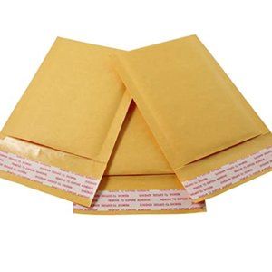 Pack of 20 - 4” x 6” Kraft Bubble Padded Mailer Envelopes Self Seal